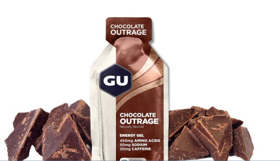 12 stk. GU Gel Chocolate Outrage | Energi gel med koffein