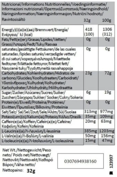 12 stk. GU Energy Gel Salted Watermelon. Energi geler med koffein