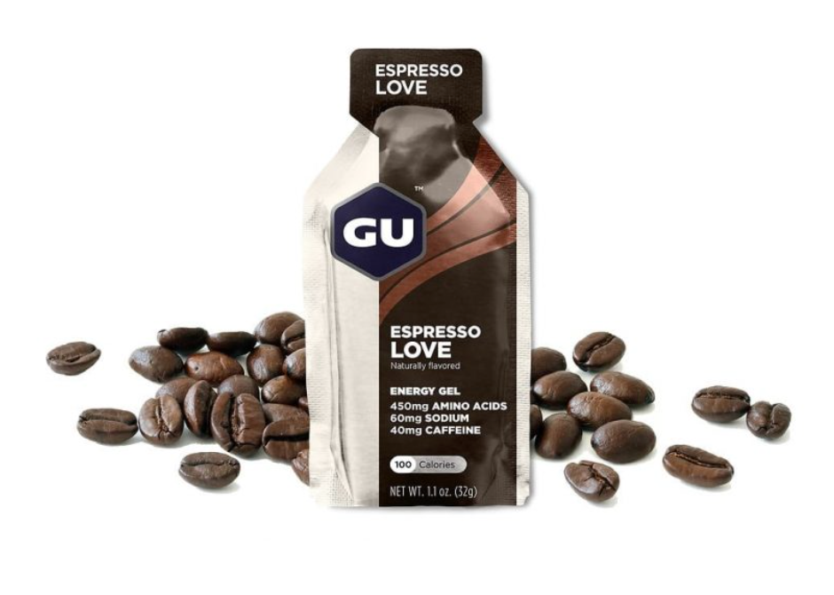 1 stk. GU Energy Gel Espresso Love Box (24x32g) | Energi geler med koffein
