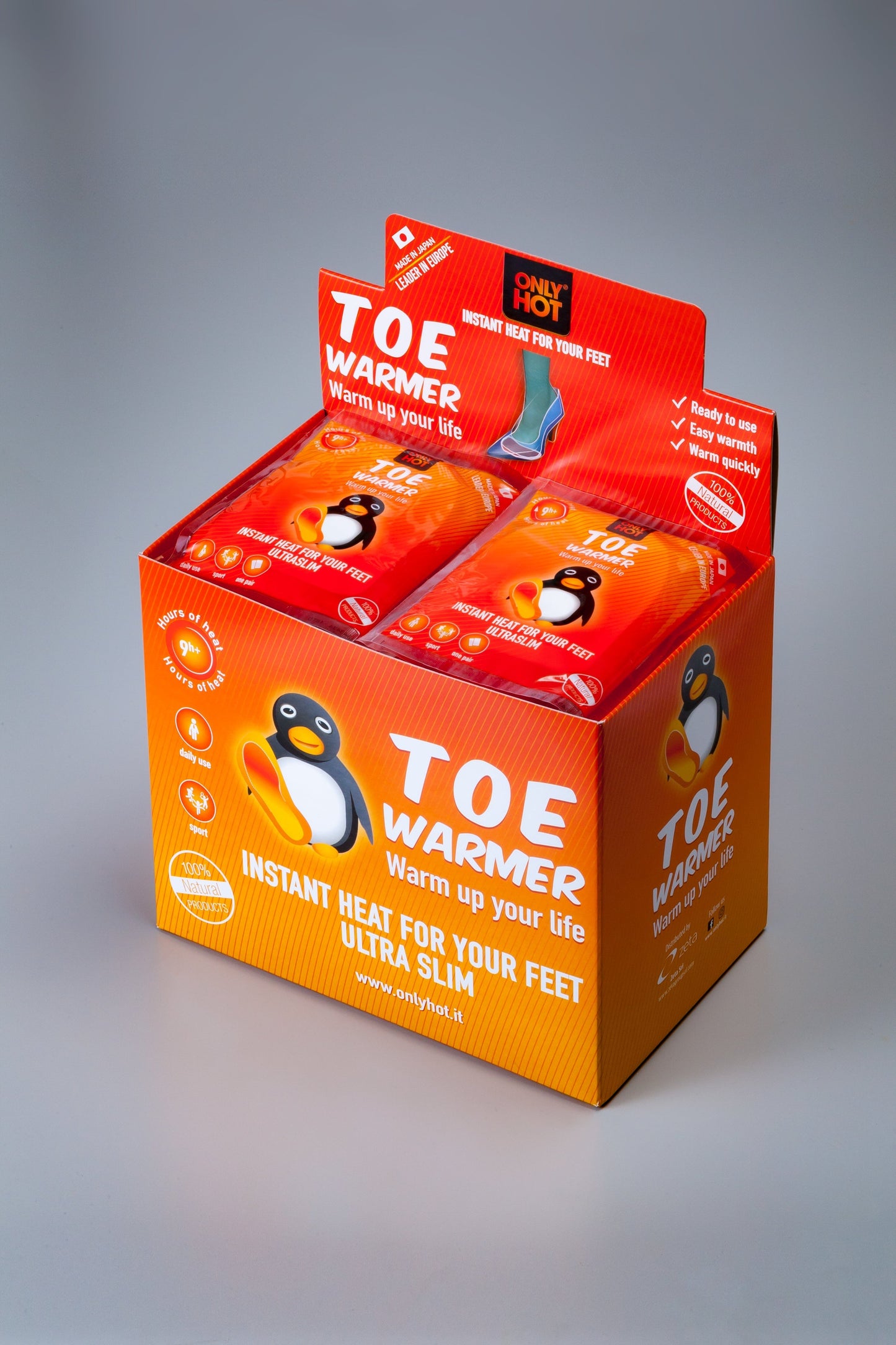 5 par Træt af at fryse om tæerne - ONLY HOT tåvarmere