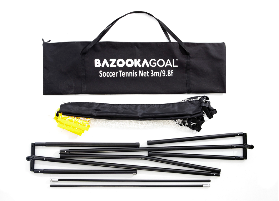 Fodtennisnet med 2 højder - 1 meter og 1,5 meter