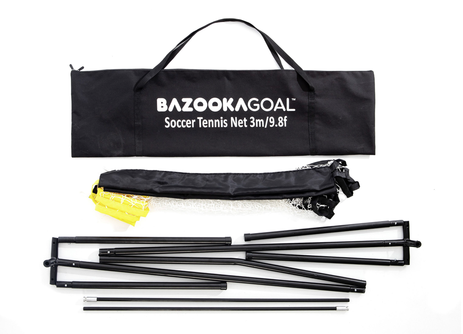 Fodtennisnet med 2 højder - 1 meter og 1,5 meter-