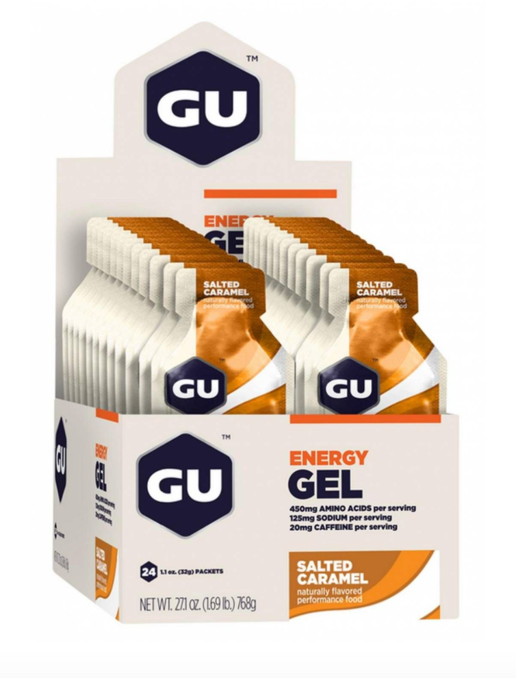 GU Gel Saltet Caramel | Energi gel med koffein