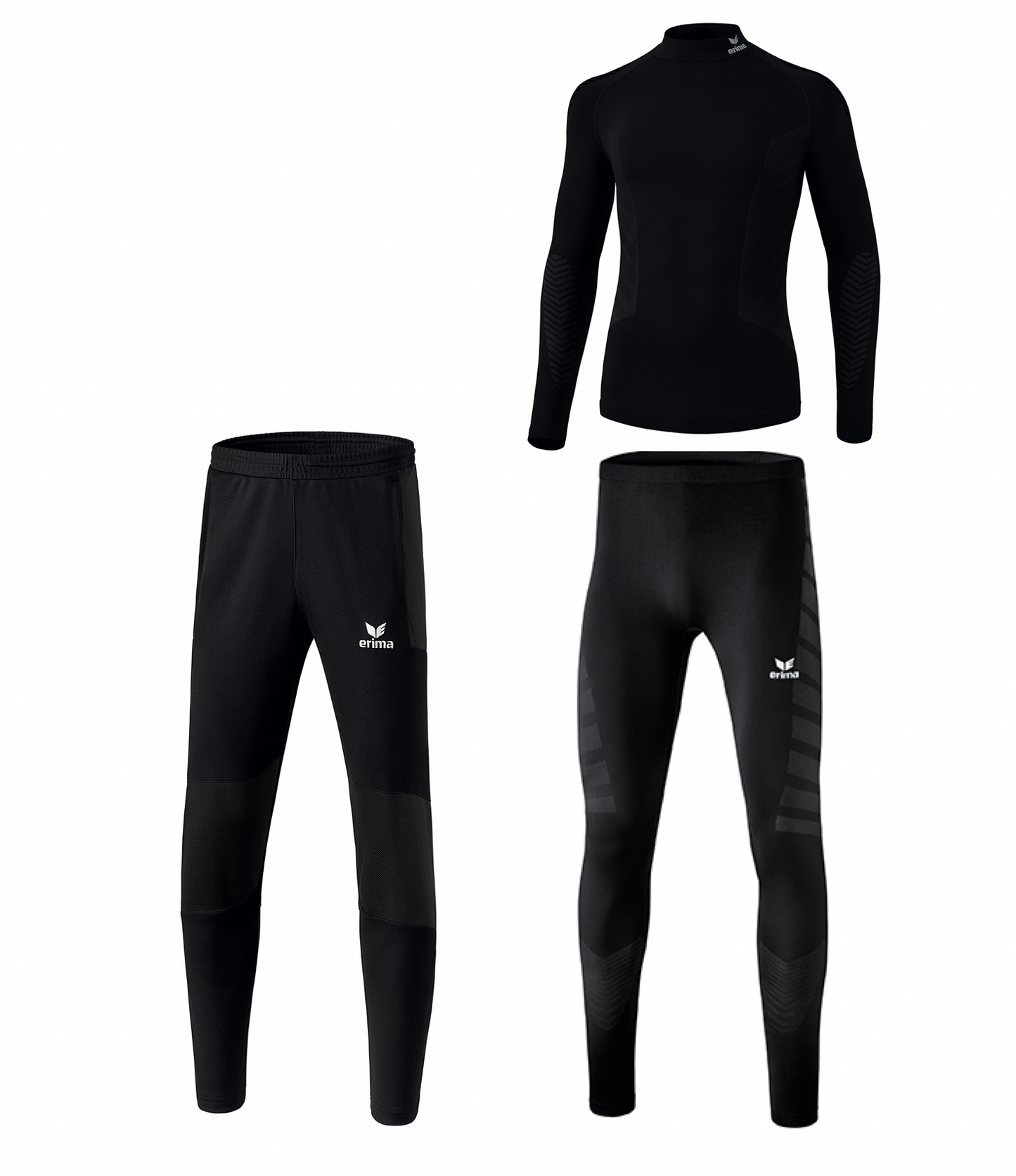 Træningspakke med sportsundertøj og træningsbukser