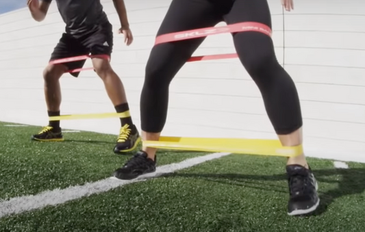 TRÆN STYRKE I BENENE - Pakke med 3 stk. SKLZ Mini Bands - Light, Medium og Heavy styrke