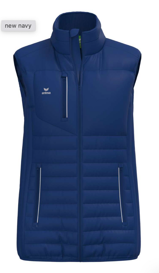 Outlet str. Medium - Erima PUFFER VEST – Sporty og komfortabel - Navy