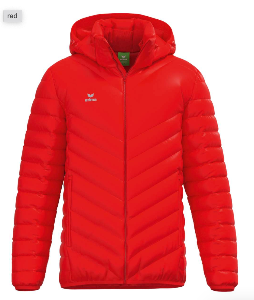 Erima PUFFER JACKET – Let og funktionel jakke - Rød