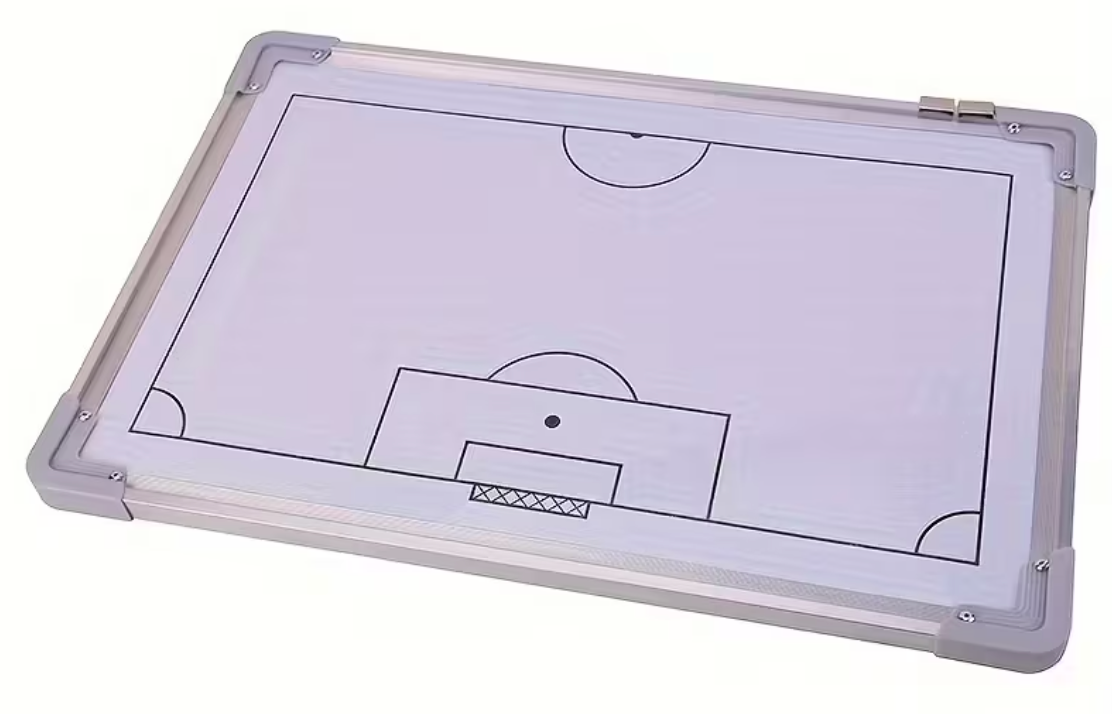 Taktiktavle til fodbold – 45 x 30 cm. Magnetisk & dobbeltsidet