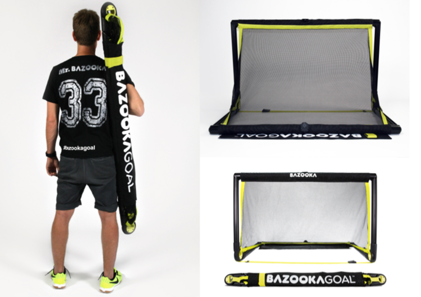 KLUBTILBUD - 12 stk. BazookaGoal Original 120 x75. Gratis fragt