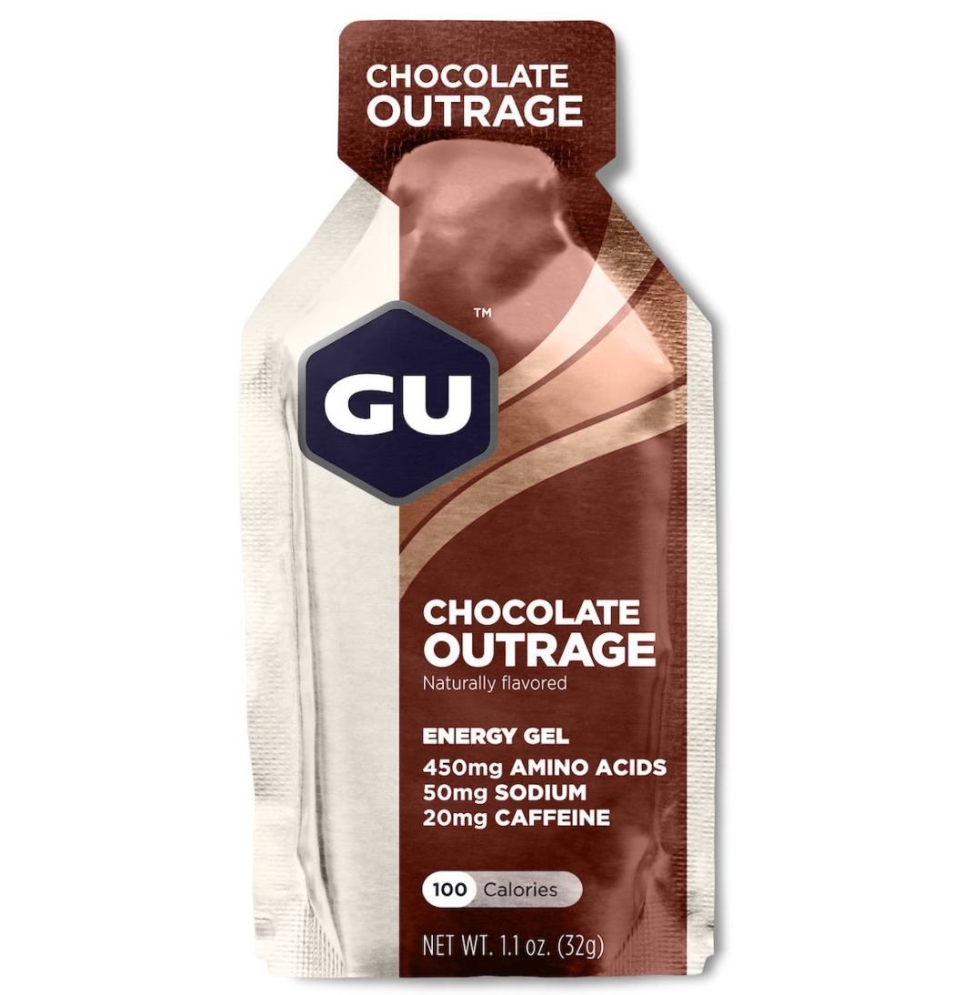 GU Gel Chocolate Outrage | Energi gel med koffein