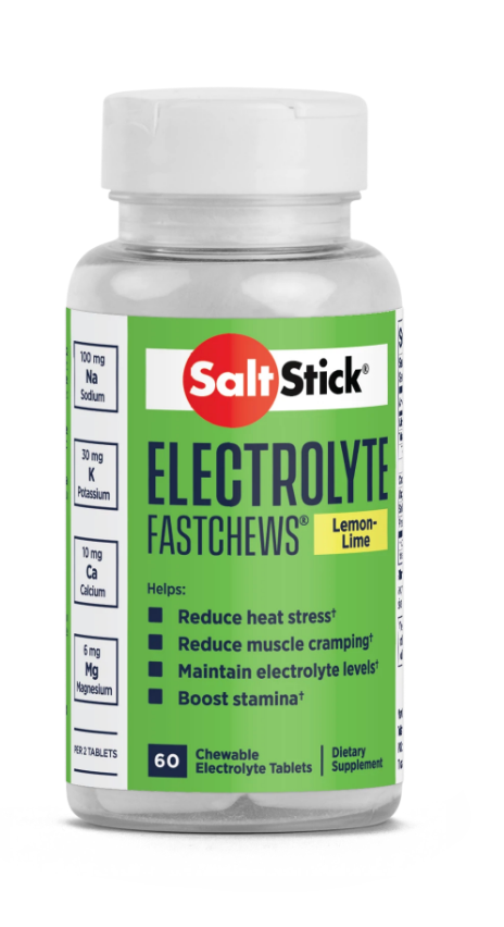 SaltStick salttabletter  60 stk. – Kosttilskud – Fastchews Lime - lemon