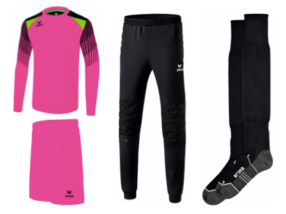 Keepersæt Str. 128 - small - PINK -